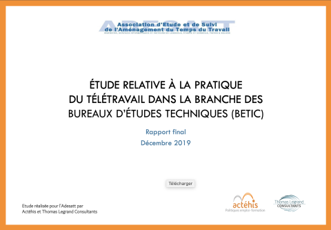 La pratique du télétravail dans la branche des bureaux d’étude techniques