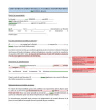 CONVENTION INDIVIDUELLE A DUREE INDETERMINEE de forfait-jours